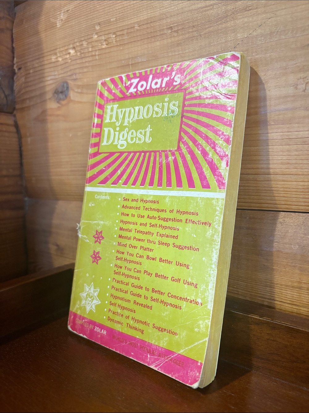 1970 Zolar's Hypnosis Digest, © by Zolar